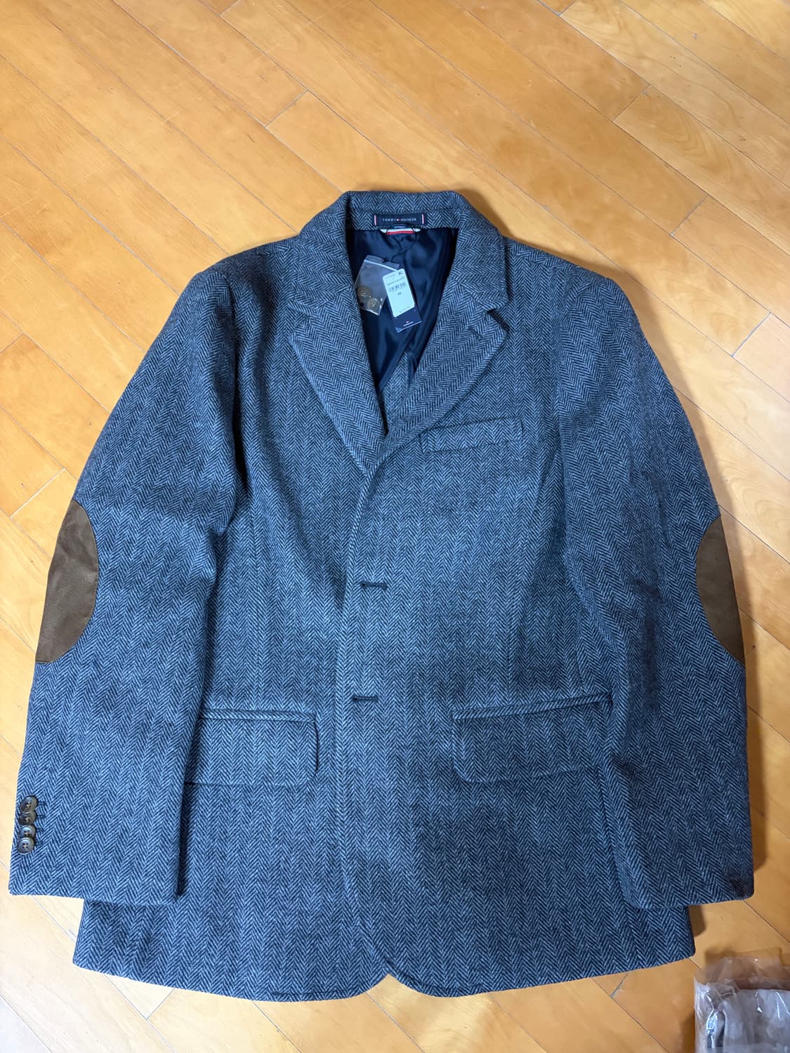 Tommy Hilfiger 헤링본 블레이저 42 새제품 상품이미지3