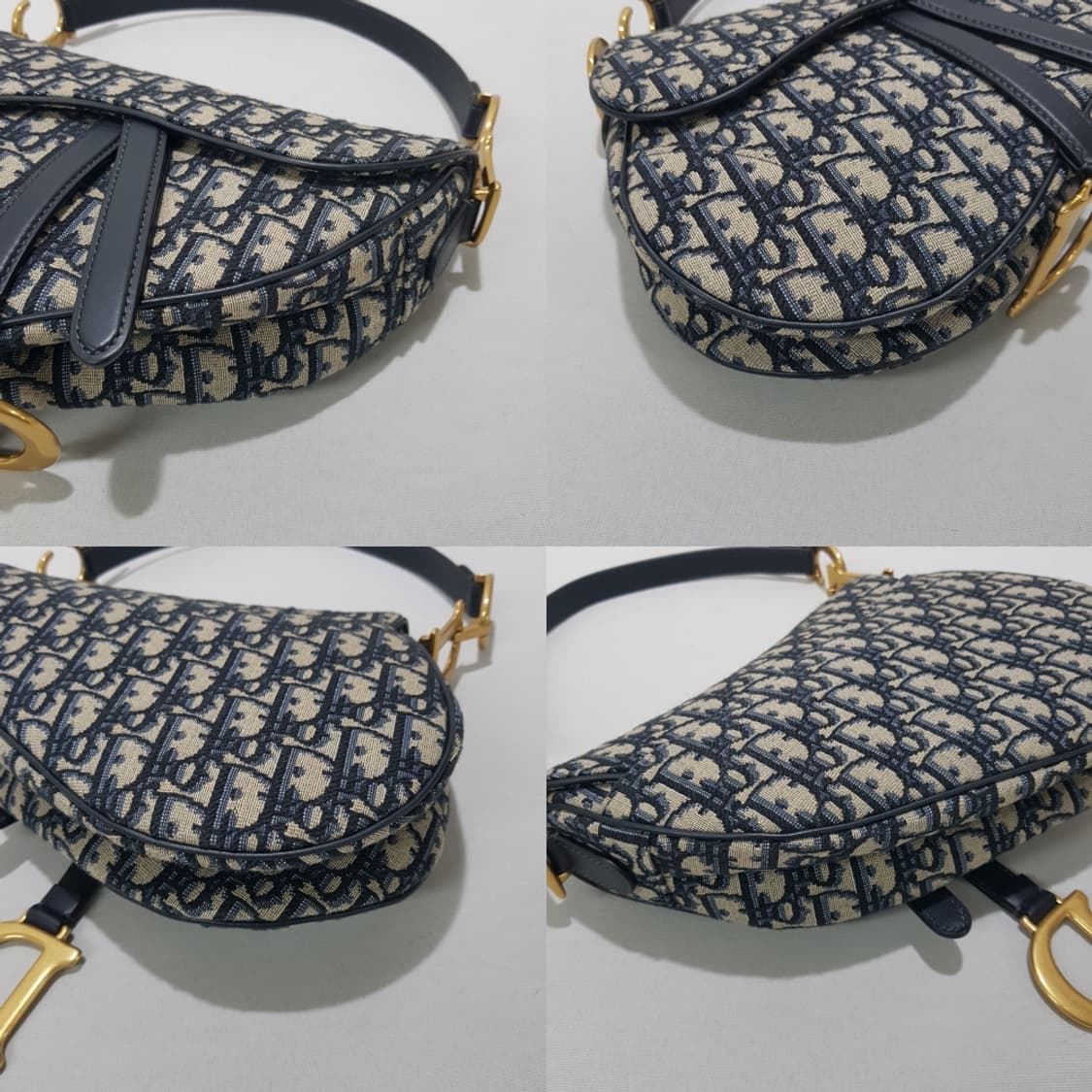 디올 오블리크 새들백 미디움+캔버스 스트랩 세트 상품이미지8