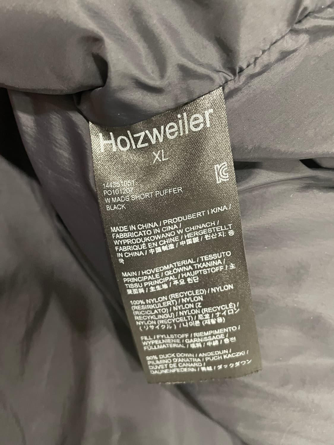 [XLsize]홀츠베일러 오리털 패딩 상품이미지6