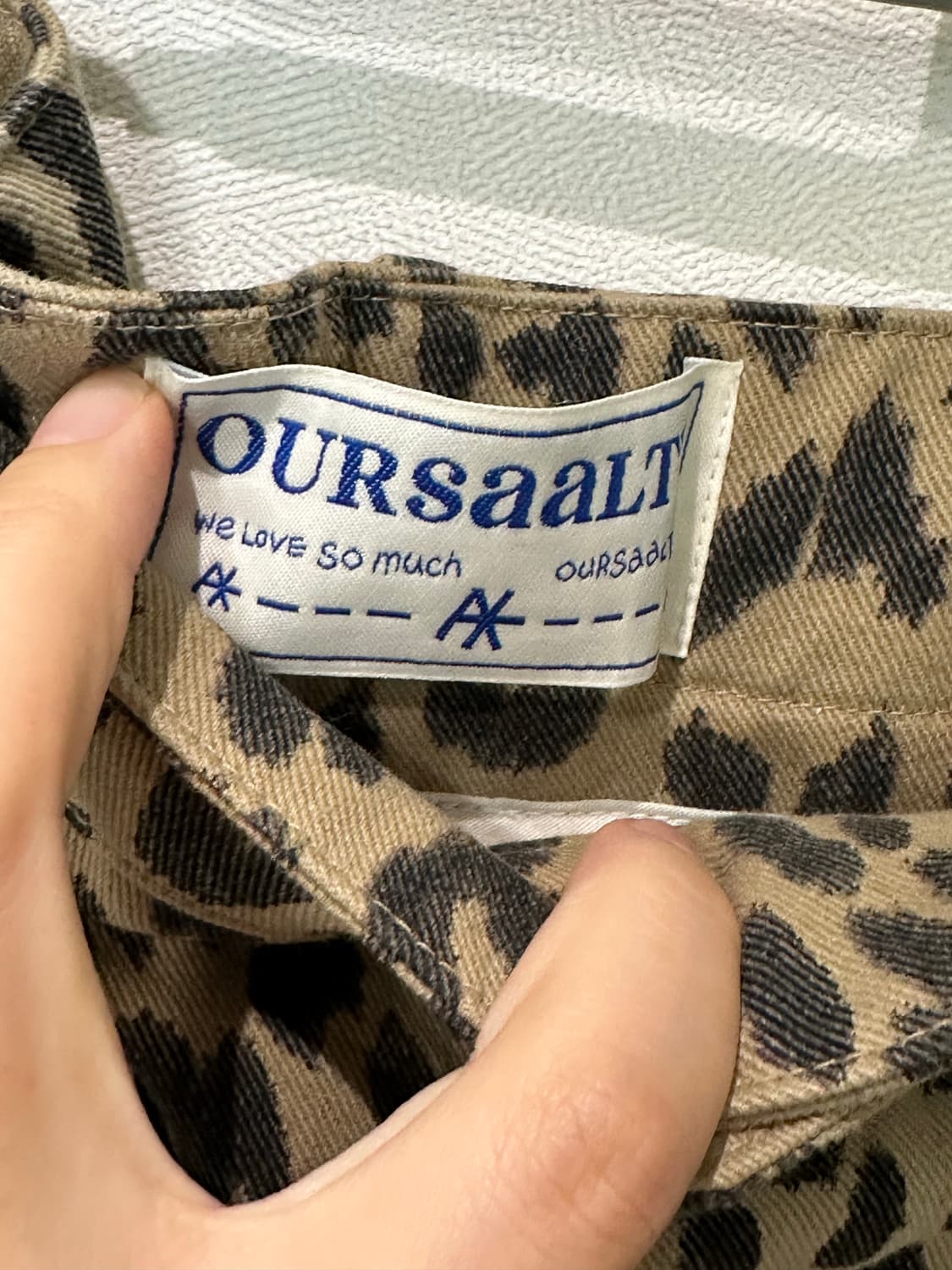 아우어솔티 레오파드 팬츠 M 상품이미지5