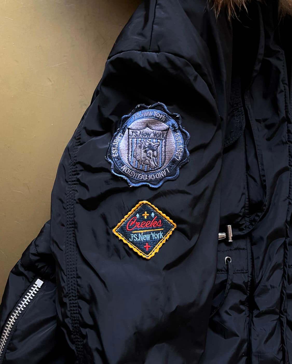 J.S New York Big Raccoon Fur Hood Parka 상품이미지7