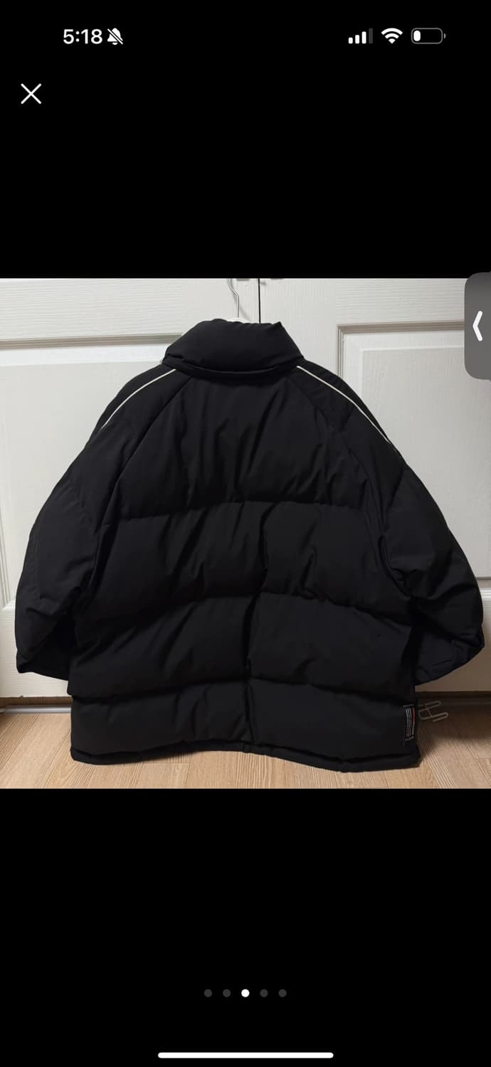 플리온 더블바인드 블랙 패딩 (남녀공용 도톰 따뜻 패딩) 상품이미지5