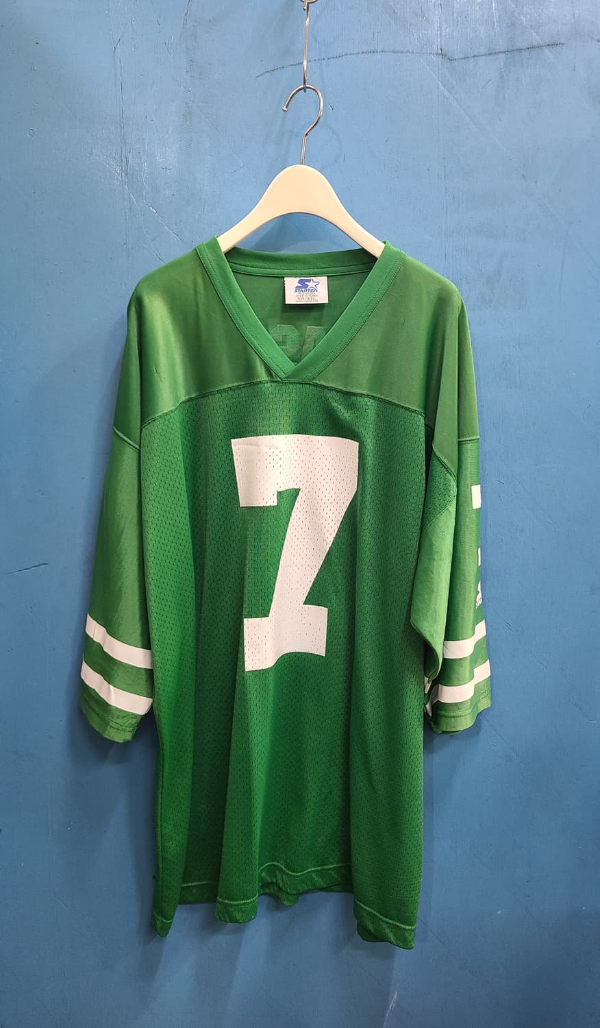 90s 스타터 제작 NFL 뉴욕제츠 부머 에시아슨 공식 라이선스 풋볼져지 상품이미지3