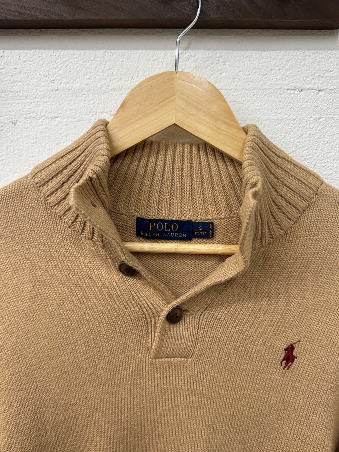 폴로 버튼 아노락 니트(T28) 상품이미지3