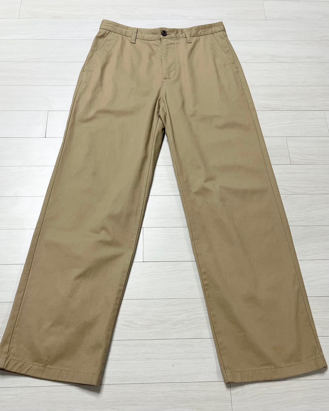 무신사 스탠다드 와이드 치노팬츠 30 [베이지] 상품이미지2