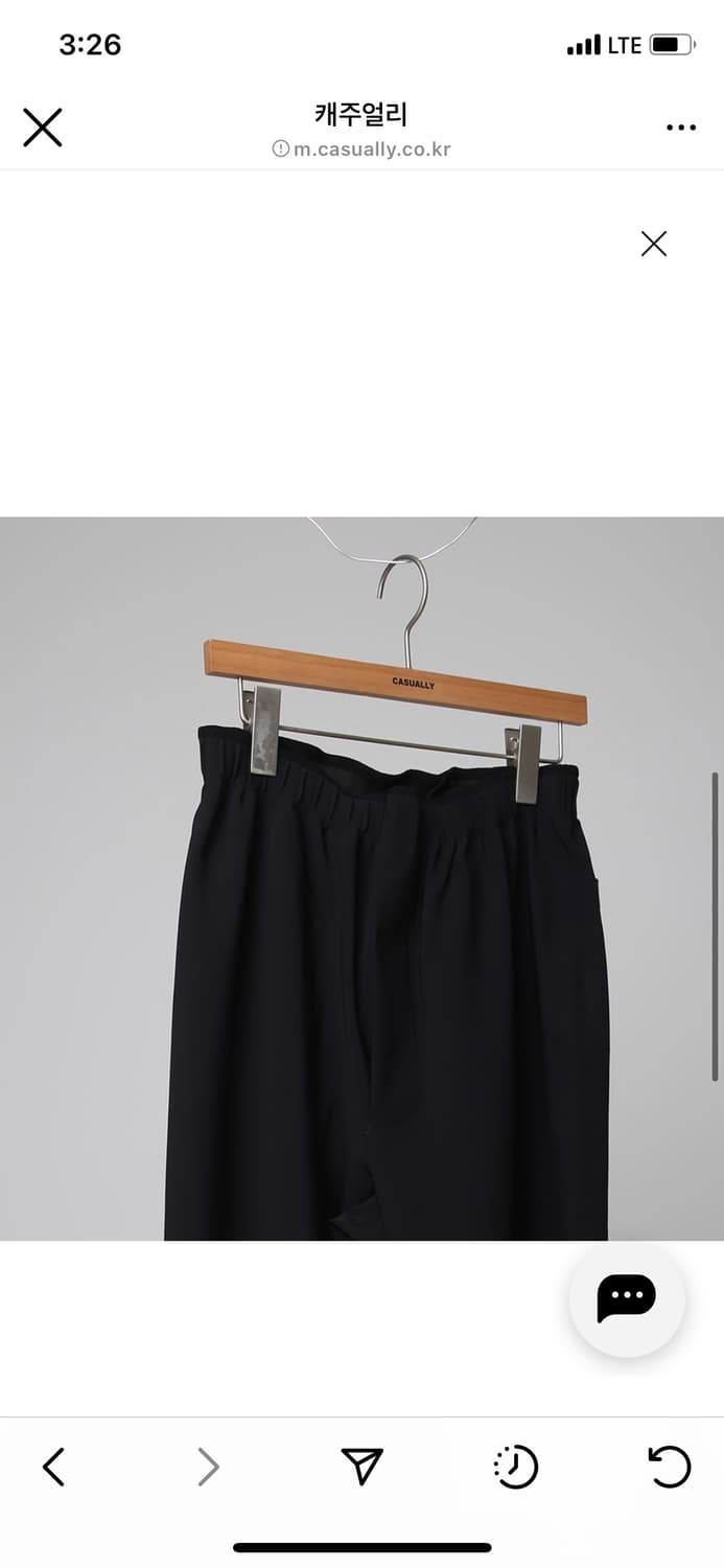 GR10k Bonded trouser black 상품이미지3