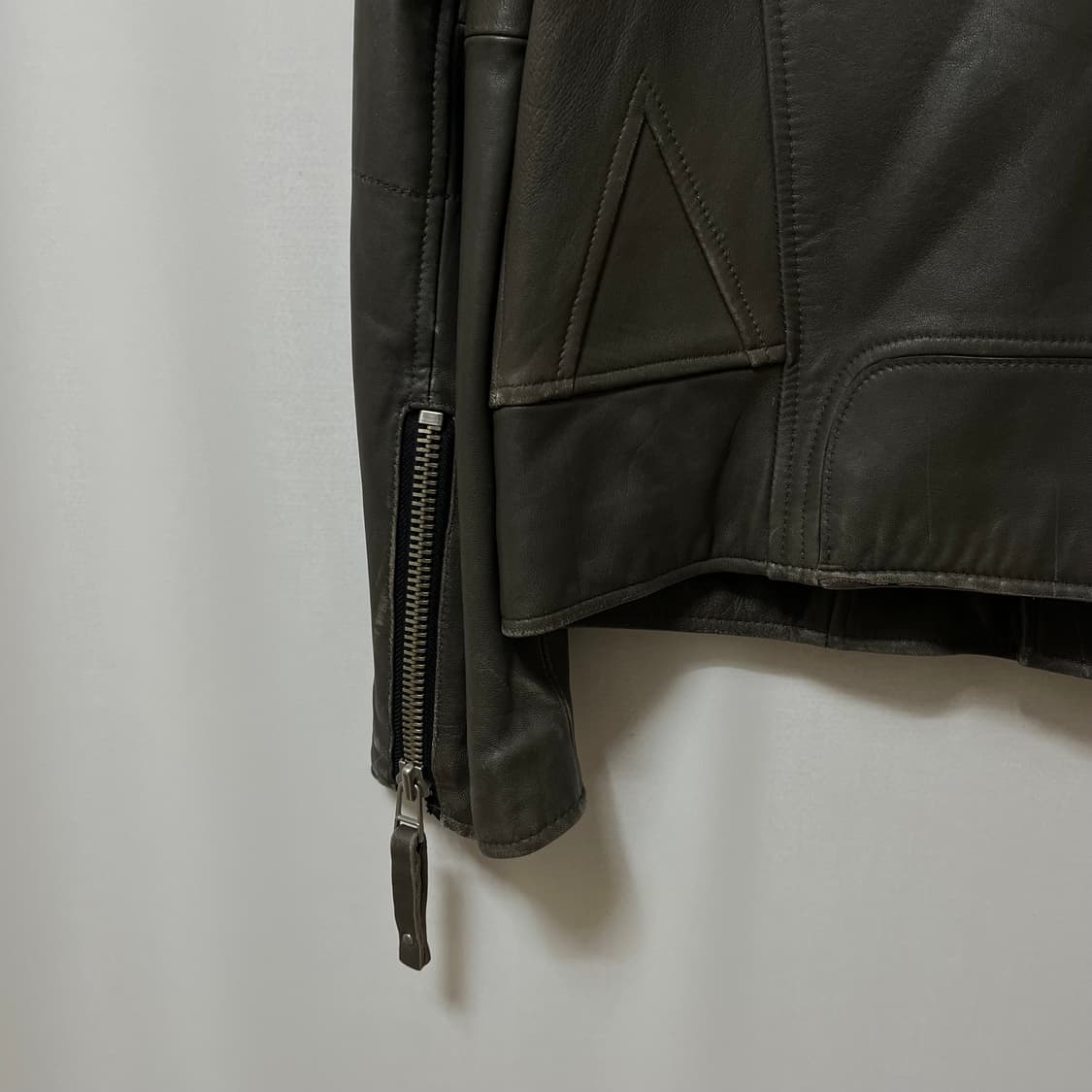 비욘드클로젯 더블 라이더 레더 가죽 자켓 S/90 상품이미지9