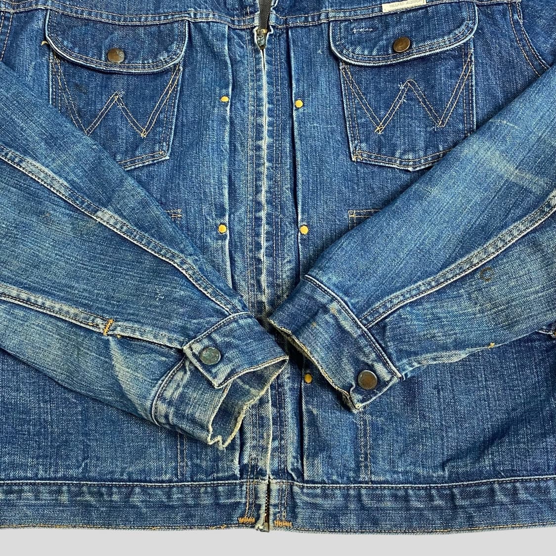 60s WRANGLER 랭글러 블루벨 24mjz 데님자켓 USA 상품이미지6