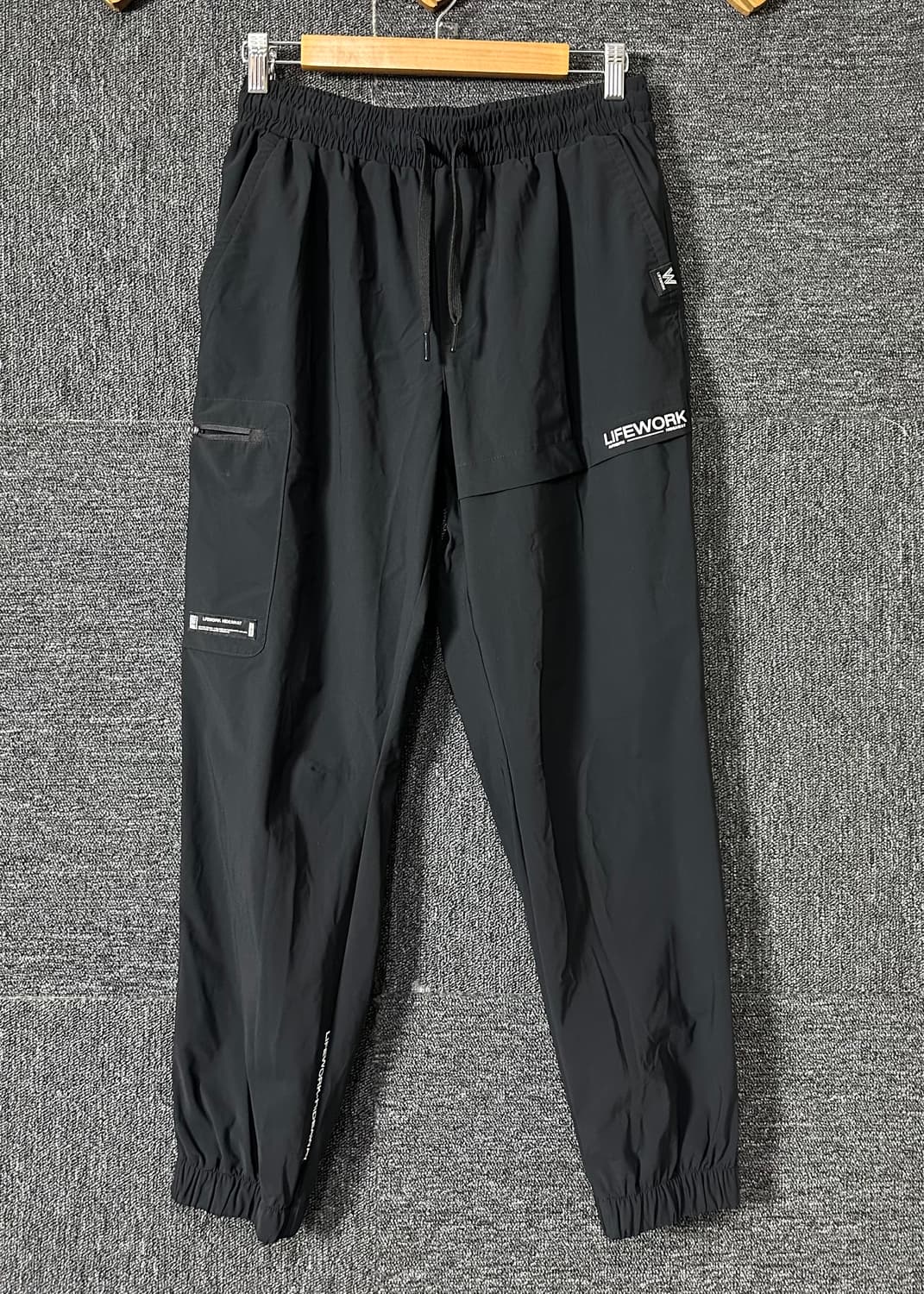 라이프워크 블랙 카고 조거팬츠 M 상품이미지1