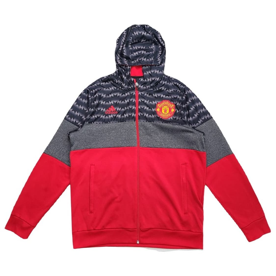 ADIDAS 맨체스터 유나이티드 후디 집업 Men 110 상품이미지1
