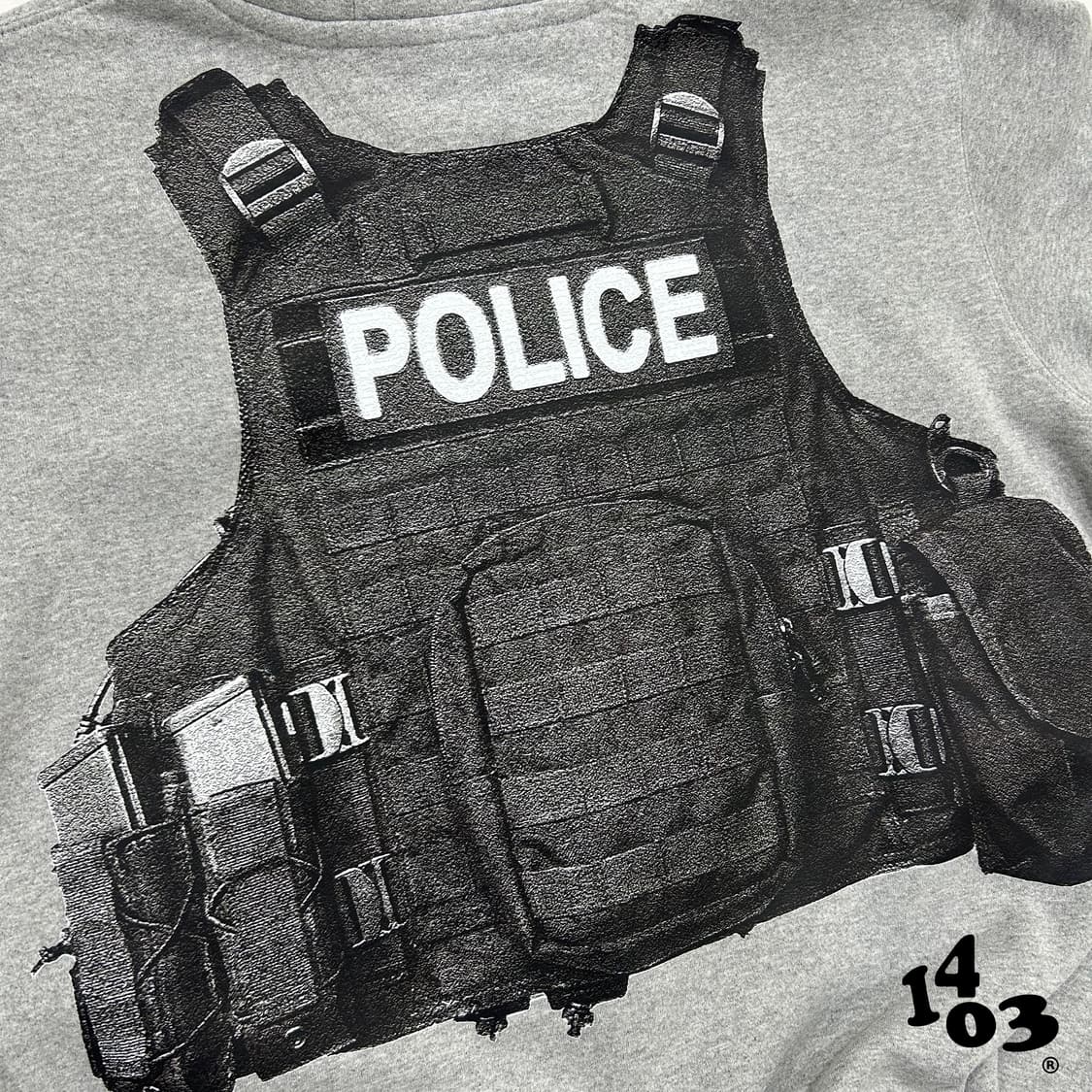 POLICE VEST 커스텀 후드티 🚓🚨 상품이미지4