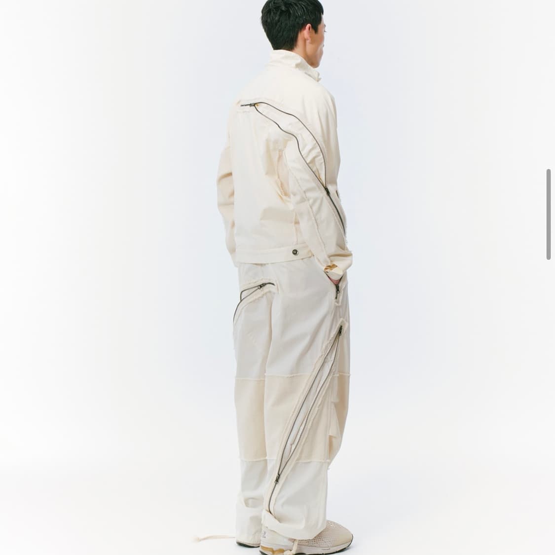 산산기어 어파인 커브 팬츠 B 아이보리 상품이미지2