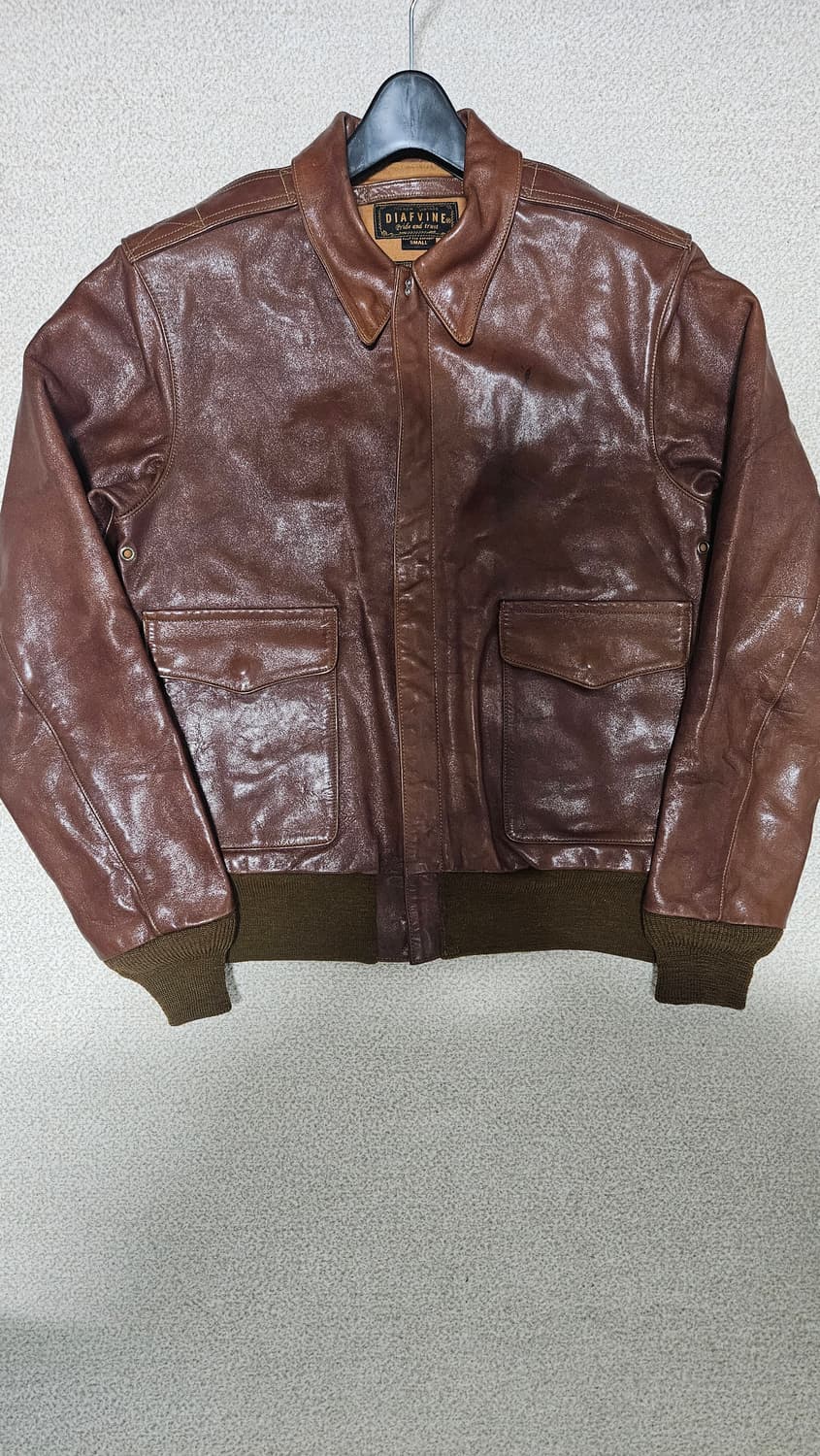 디아프바인 A-2 신키 말가죽 자켓 상품이미지2