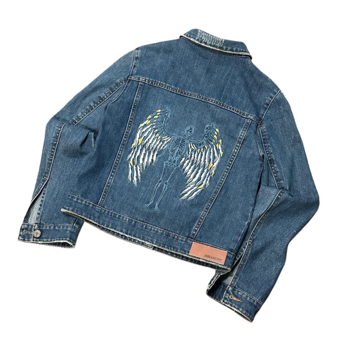 쟈딕앤볼테르 스켈레톤 데님 자켓 (S) 상품이미지1