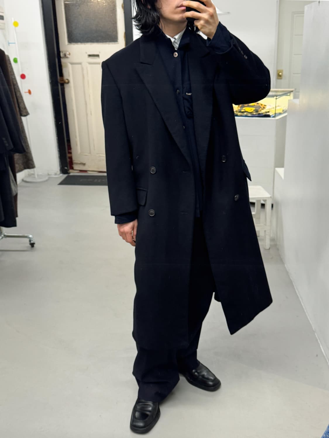 90's 지방시 캐시미어 코트 상품이미지2