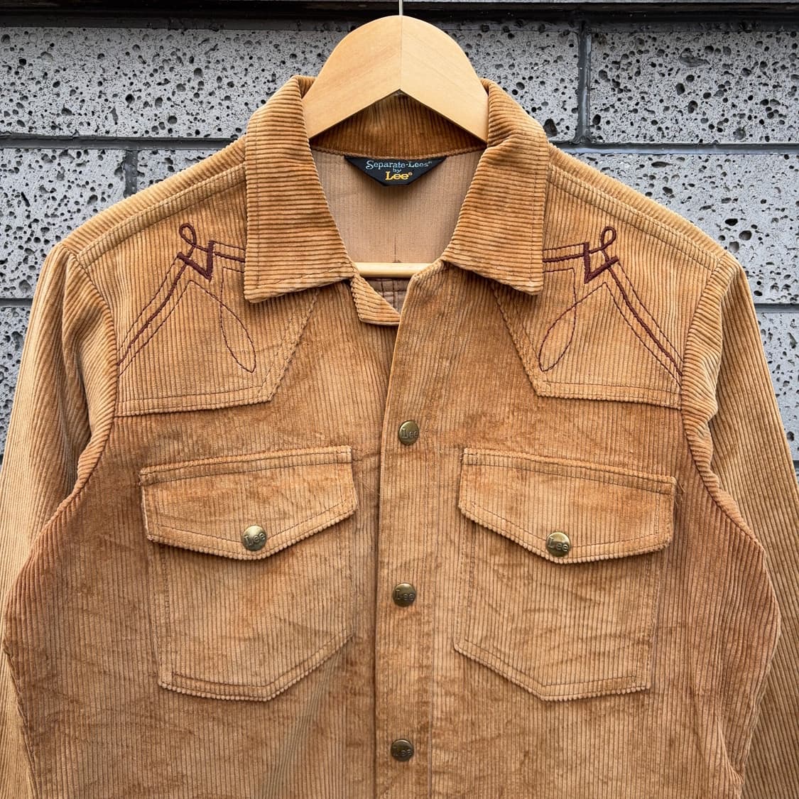 80s USA 리 Lee Separate-Lees 코듀로이 웨스턴 자켓 상품이미지4