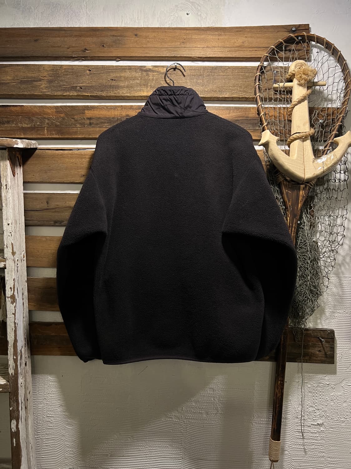 [M]90's 파타고니아 레트로 Made in USA 블랙 플리스 자켓 상품이미지8