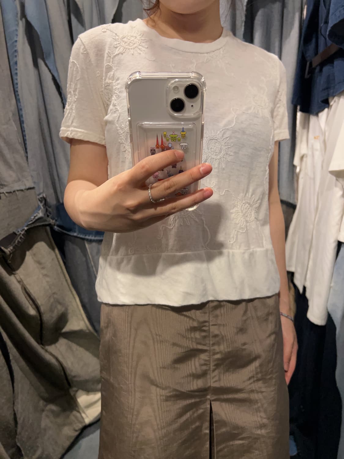 44-55 ) HAI SPORTING GEAR Embroided Tee 상품이미지3