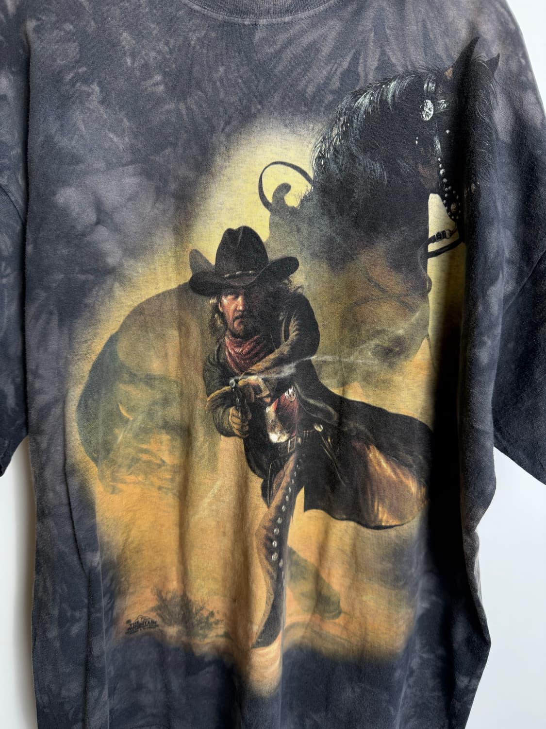빈티지 USA MADE 카우보이 타이다이  티셔츠  상품이미지2