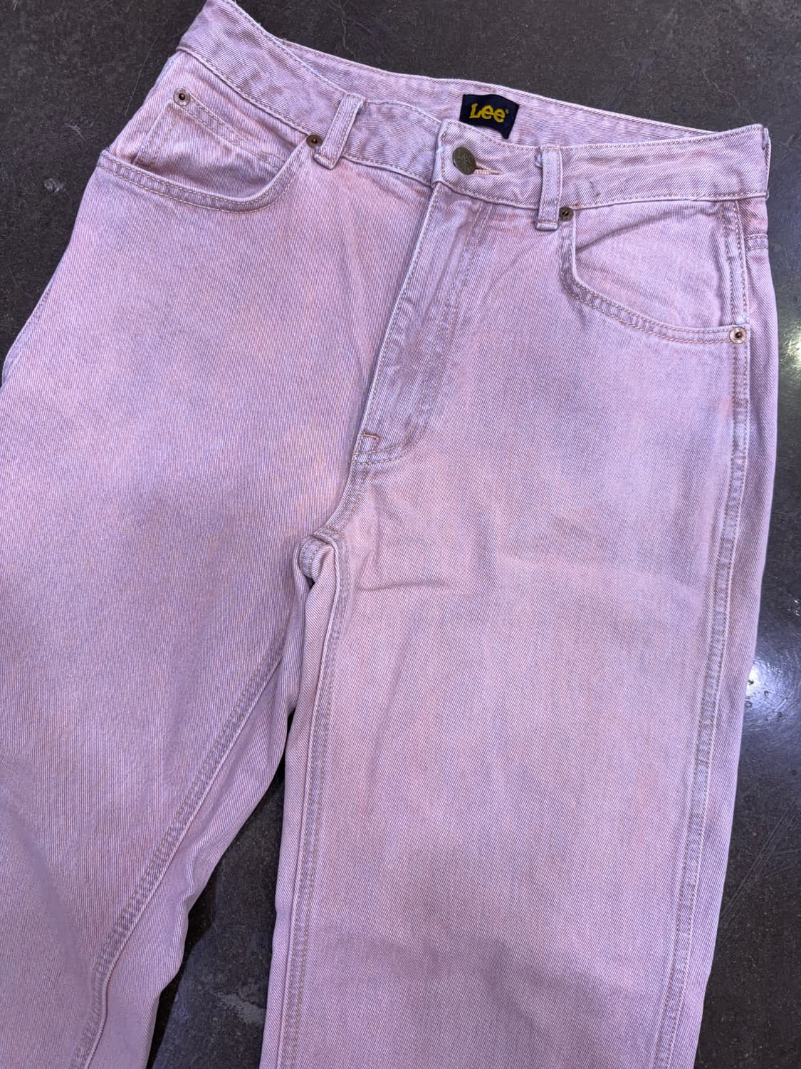 Lee 리 빈티지 인디언핑크 피그먼트 와이드핏 데님팬츠 27 상품이미지3