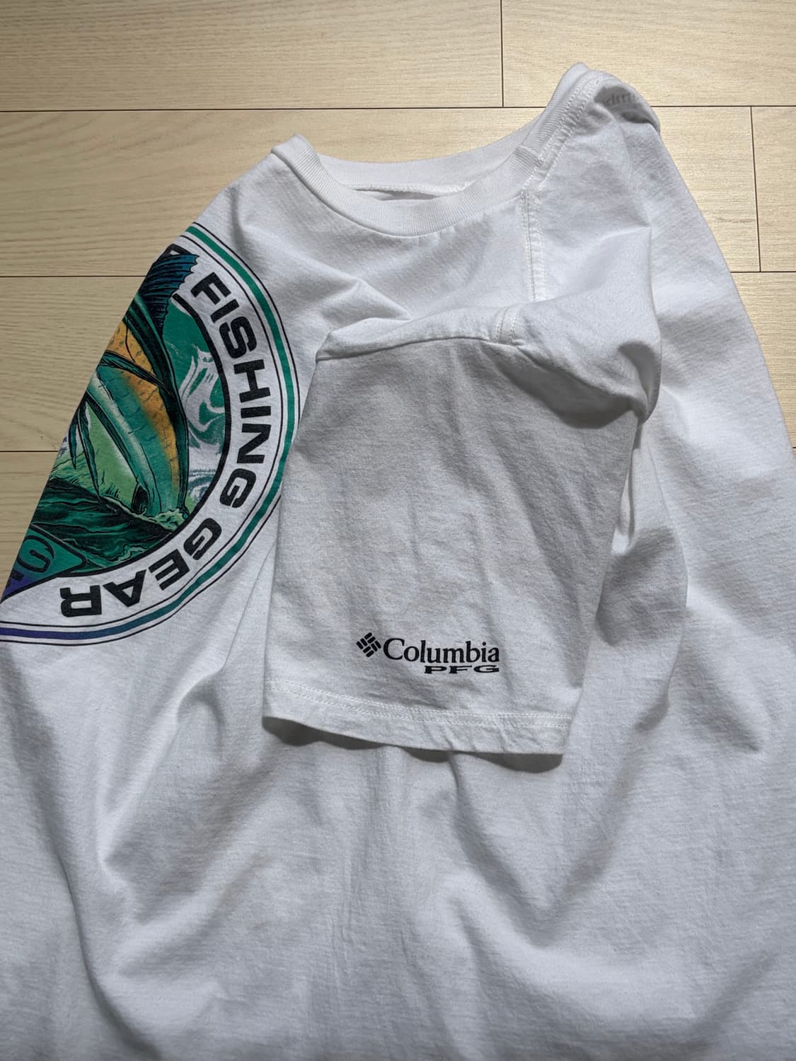 아메리칸 빈티지 컬럼비아 PFG 녹새치 피싱 티셔츠 M (97) 상품이미지5