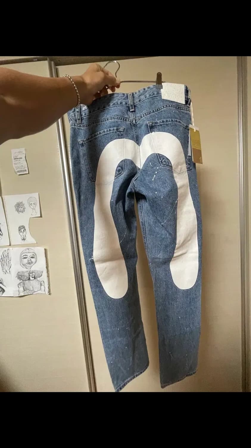 에비수 빅로고 데님 상품이미지1