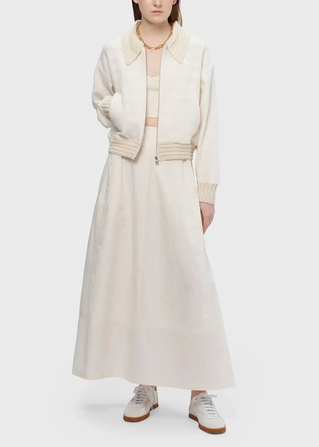 한섬 시스템 니트 집업 가디건 블루종 상품이미지2