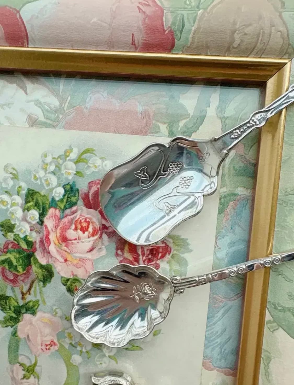호주 빈티지 실버플레이트 쉘 티스푼 상품이미지3