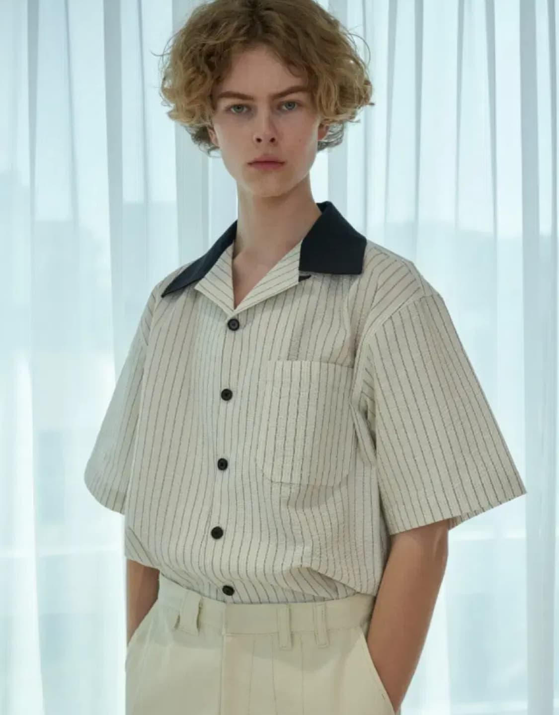 STU 세일러 반팔 셔츠 상품이미지1