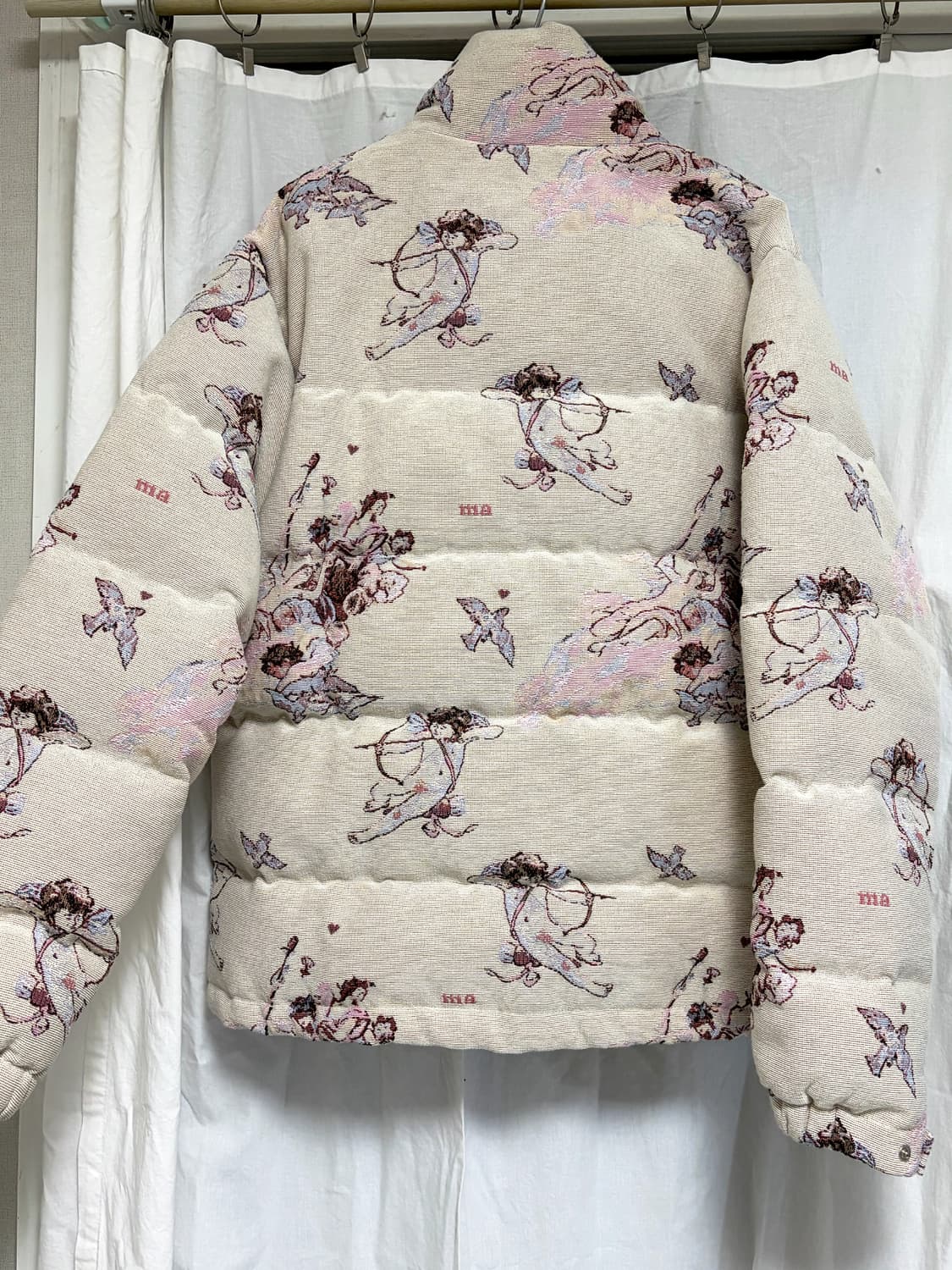 마블링 엔젤 자카드 푸퍼 상품이미지2