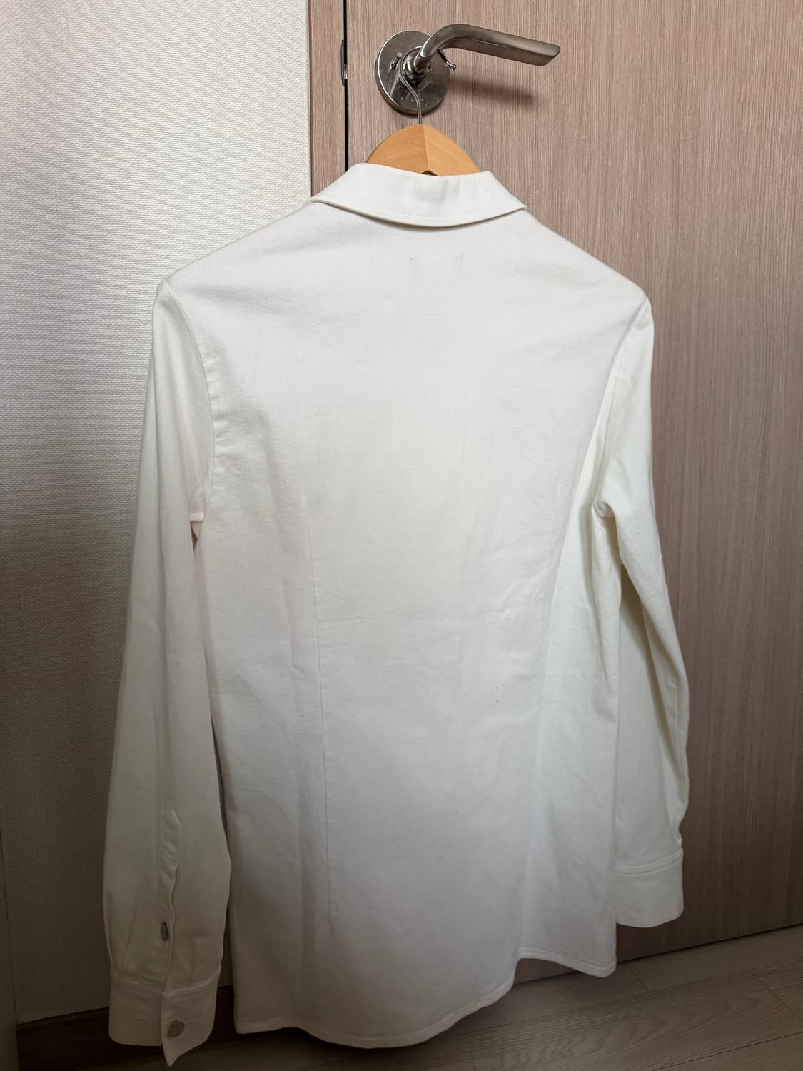 라프시몬스 15ss 로고 레더패치 원포켓 셔츠 상품이미지5