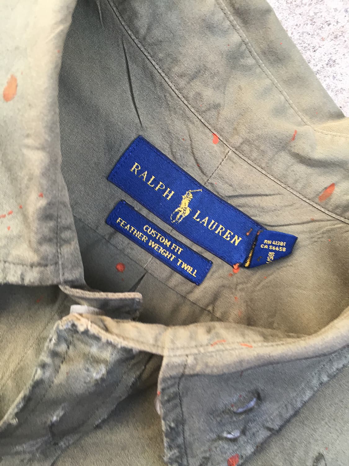 POLO RALPH LAUREN PAINT SPLASH SHIRT 상품이미지8