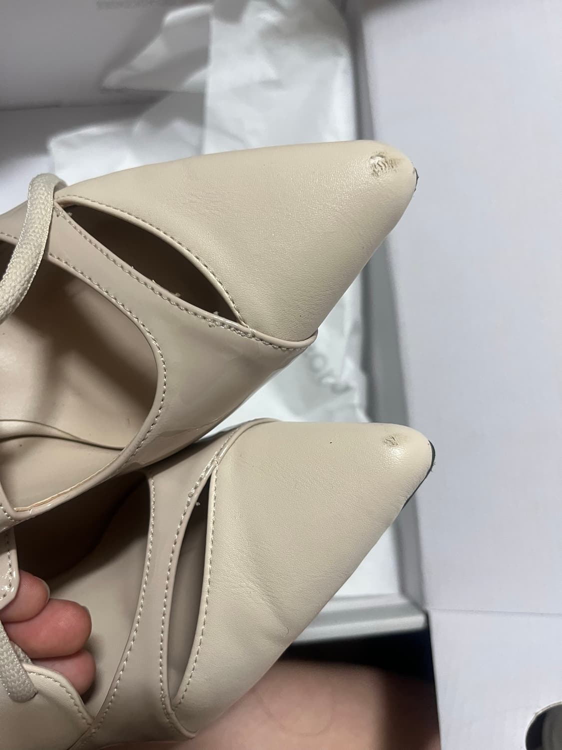 Ojos Multistrap Stiletto Heels Beige 235 상품이미지8
