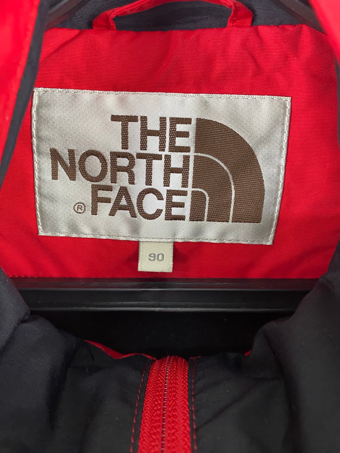 노스페이스 화이트라벨 레드 바람막이 자켓 L 상품이미지4