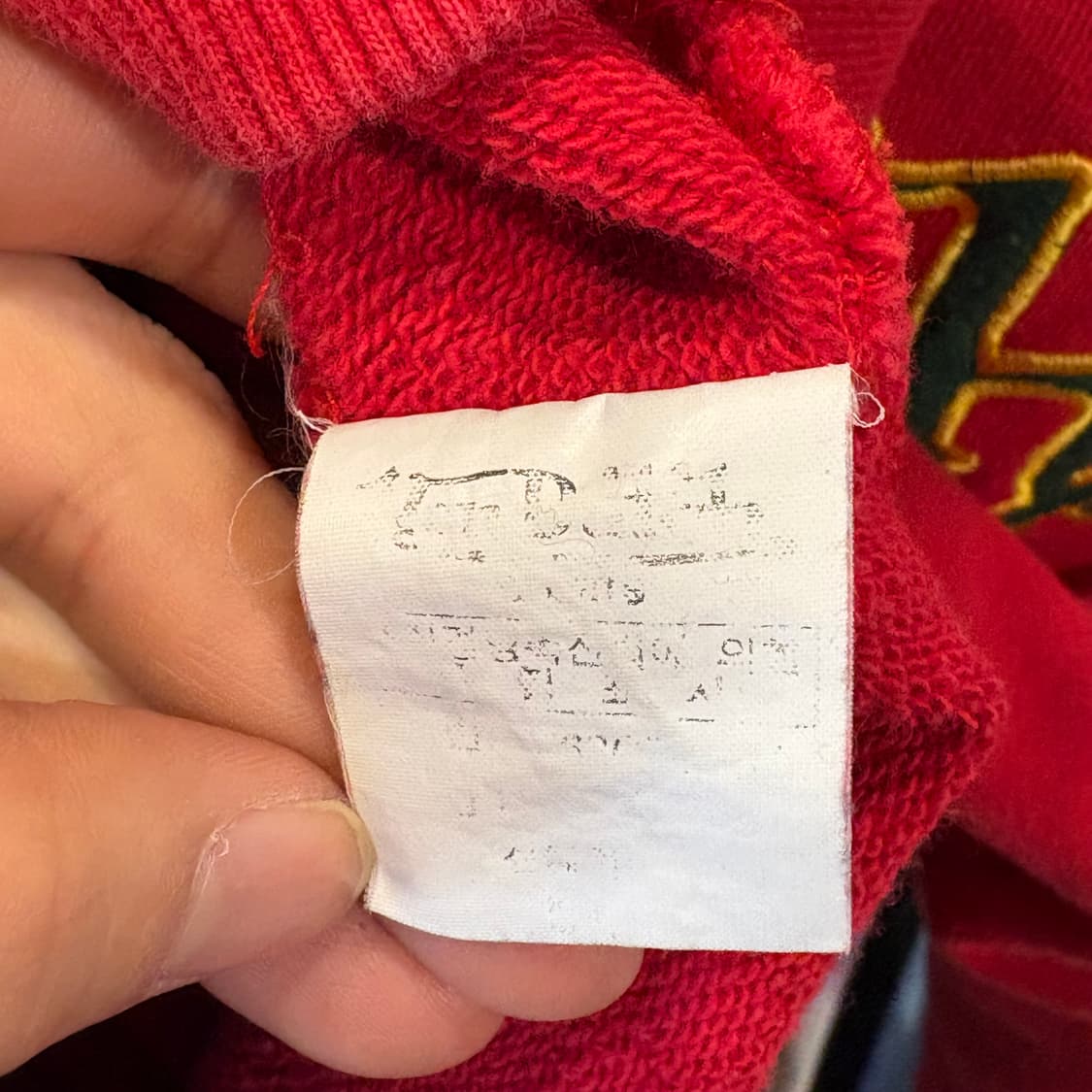 본더치 레드 후드집업 상품이미지5