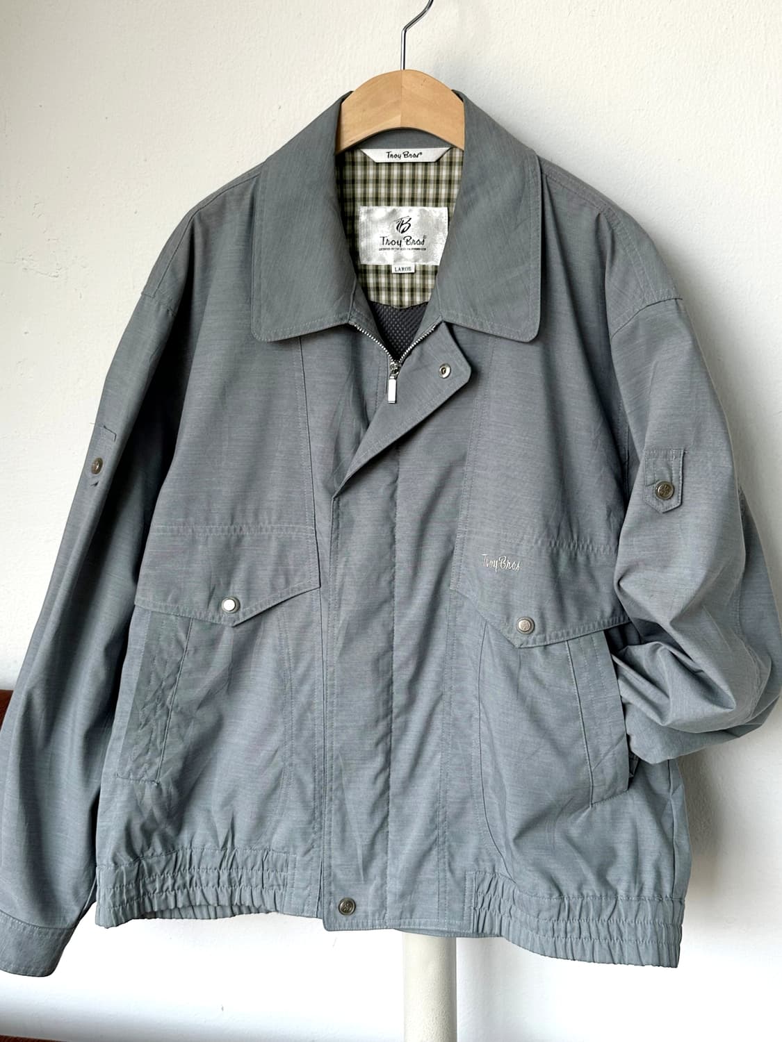 High count fabric volume blouson 상품이미지5