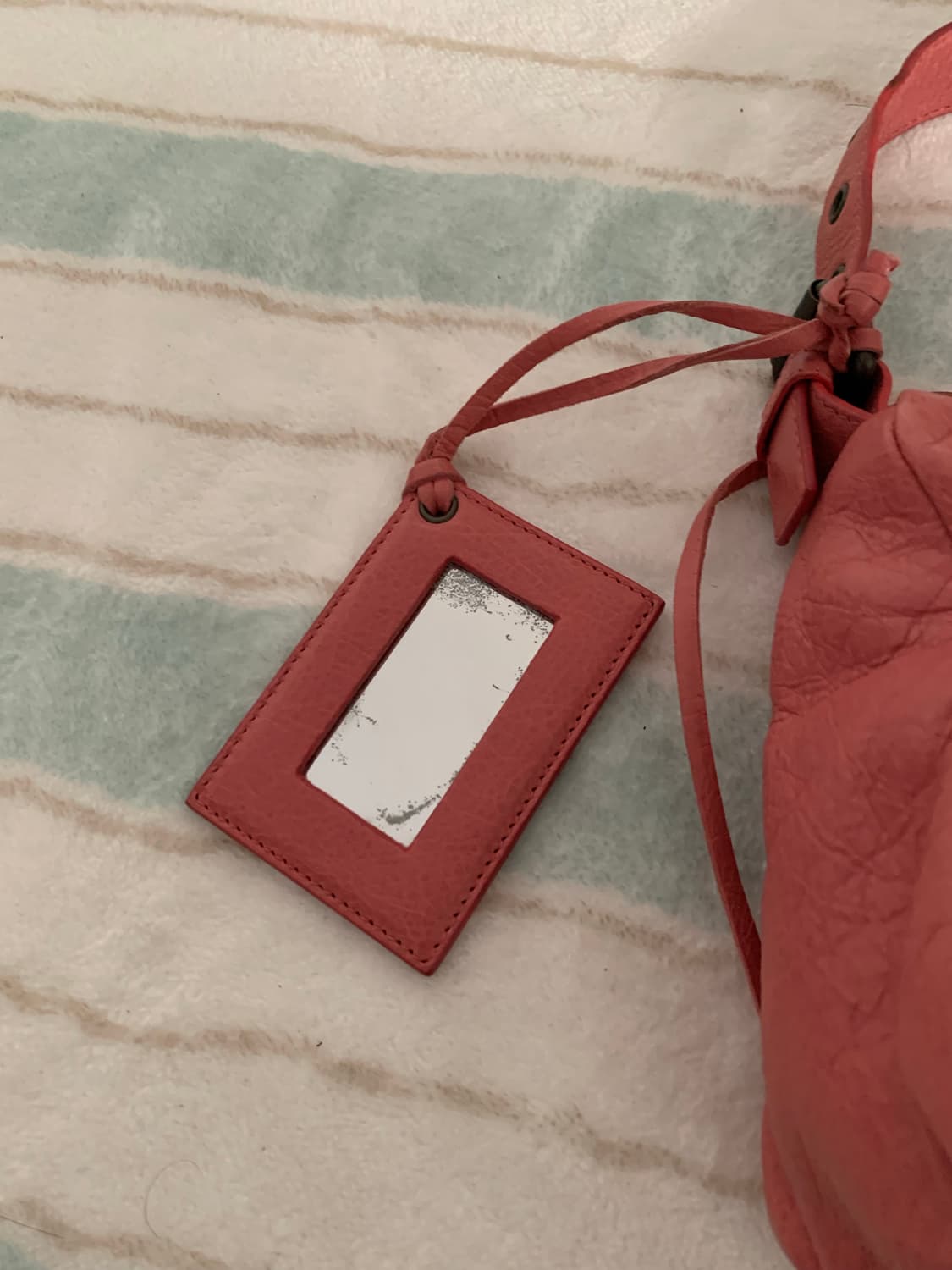 발렌시아가 모터백 숄더백 핑크 상품이미지9