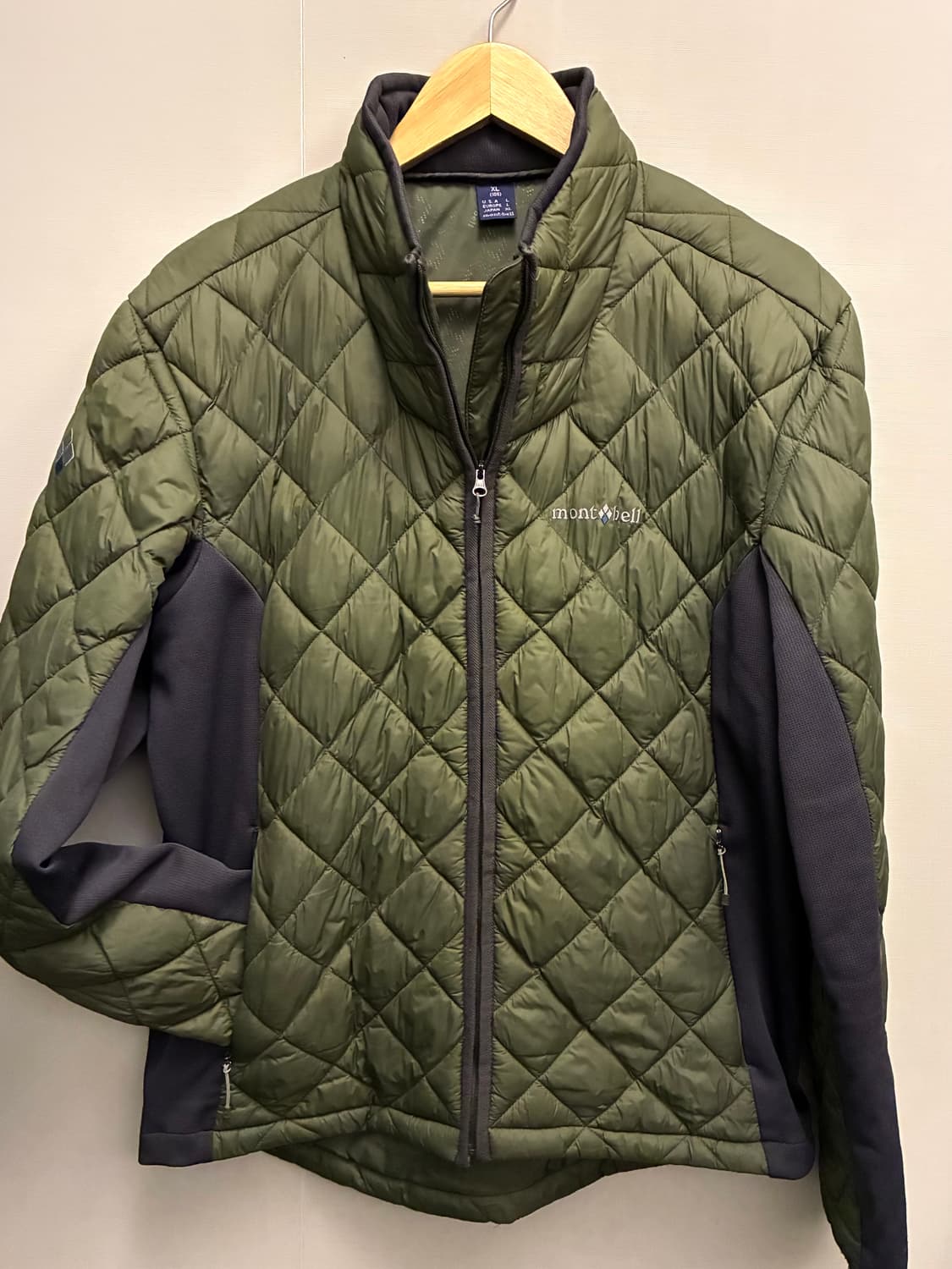 (L~XL)mont bell 몽벨 하이브리드 경량패딩 퀼팅자켓 상품이미지1