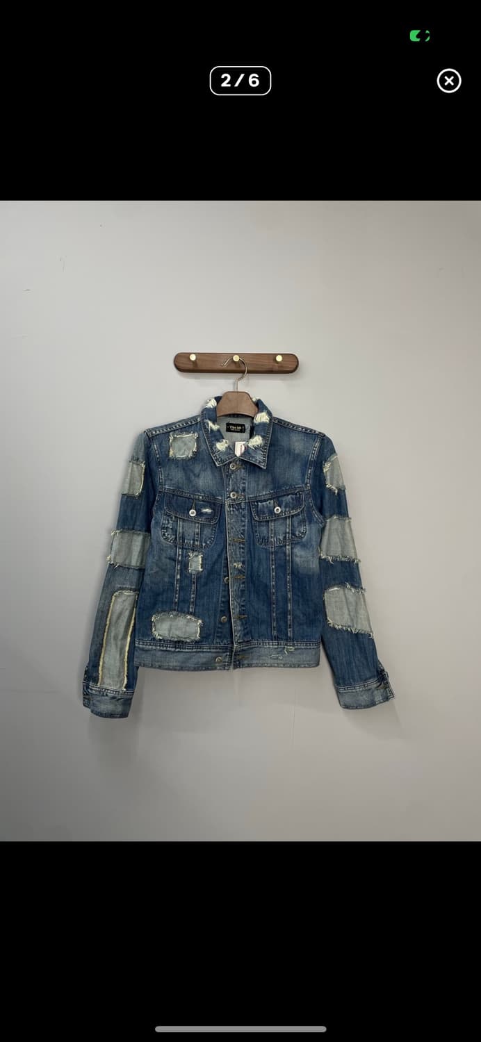 더랩 패치워크 데미지 데님 자켓 A2864 상품이미지2