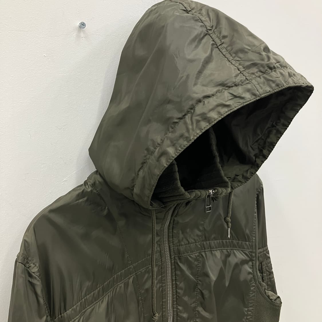 알파인더스트리 카키 후드 자켓 M 상품이미지4