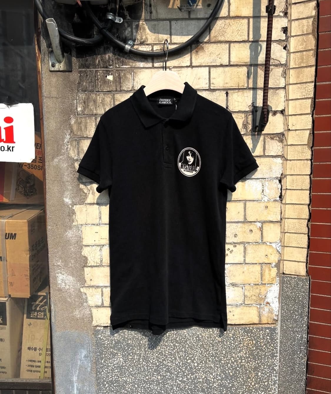 Hysteric Glamour Polo Shirt Black 상품이미지1