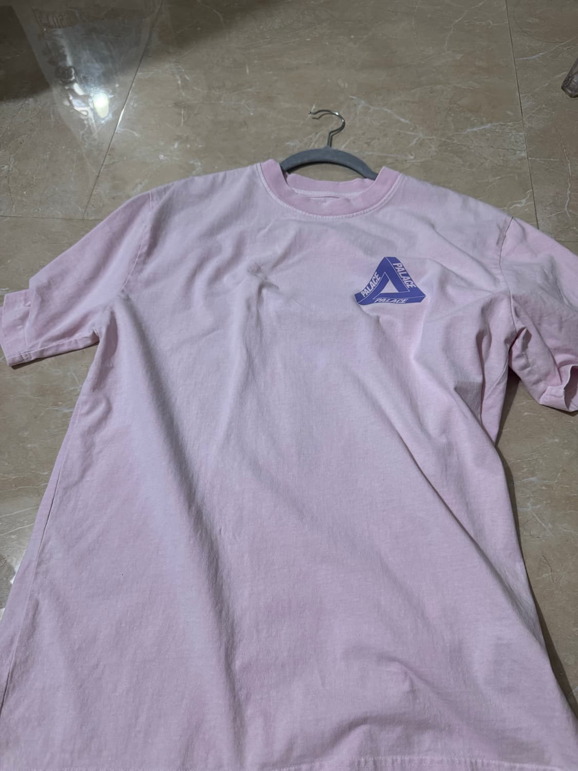 L 팔라스 리액토 트라이퍼그 티셔츠 핑크 - 23SS 상품이미지1