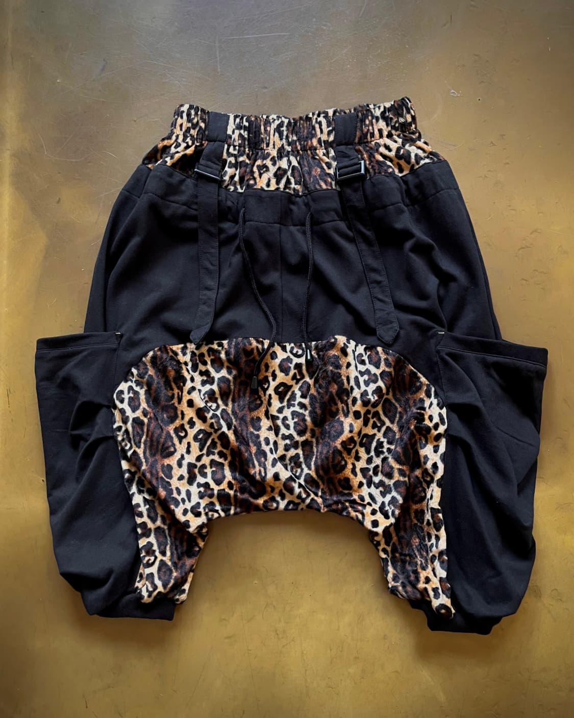 2000s Clash Ahead Leopard Baggy Pants 상품이미지4