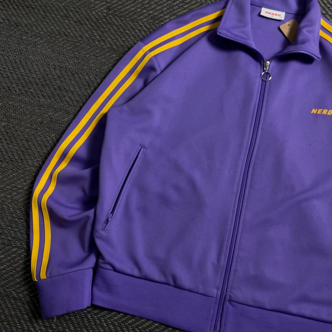 널디 루즈핏 퍼플 트랙탑 져지o 4703 상품이미지3