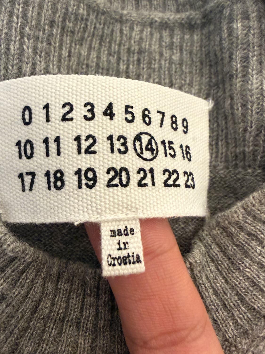 Maison margiela grey knit 상품이미지4