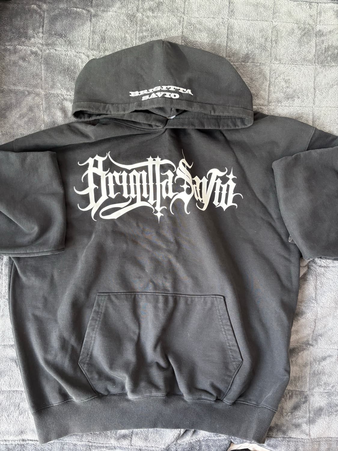 레터링 후드티 상품이미지1