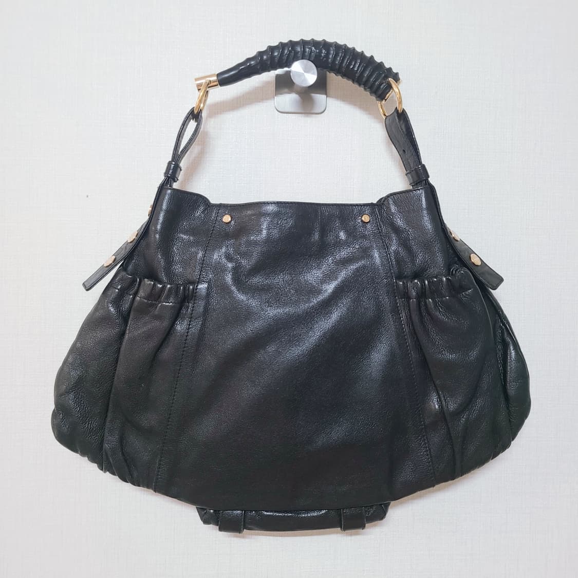 생로랑 몸바사 레더 숄더백 상품이미지6