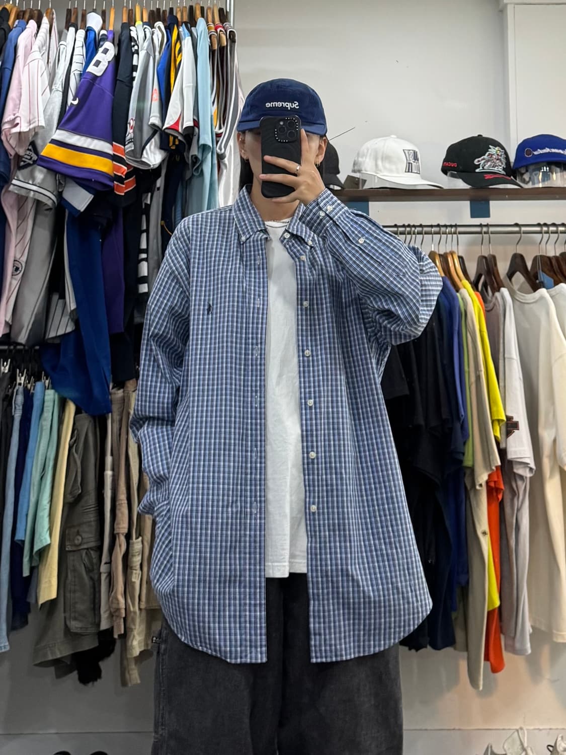 폴로 랄프로렌 야머스핏 체크셔츠 상품이미지4