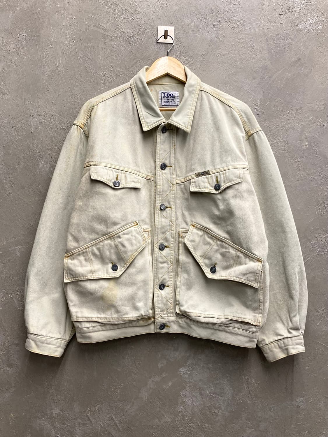 [105] 90s Lee 리 아카이브 4포켓 헤비코튼 자켓 상품이미지3