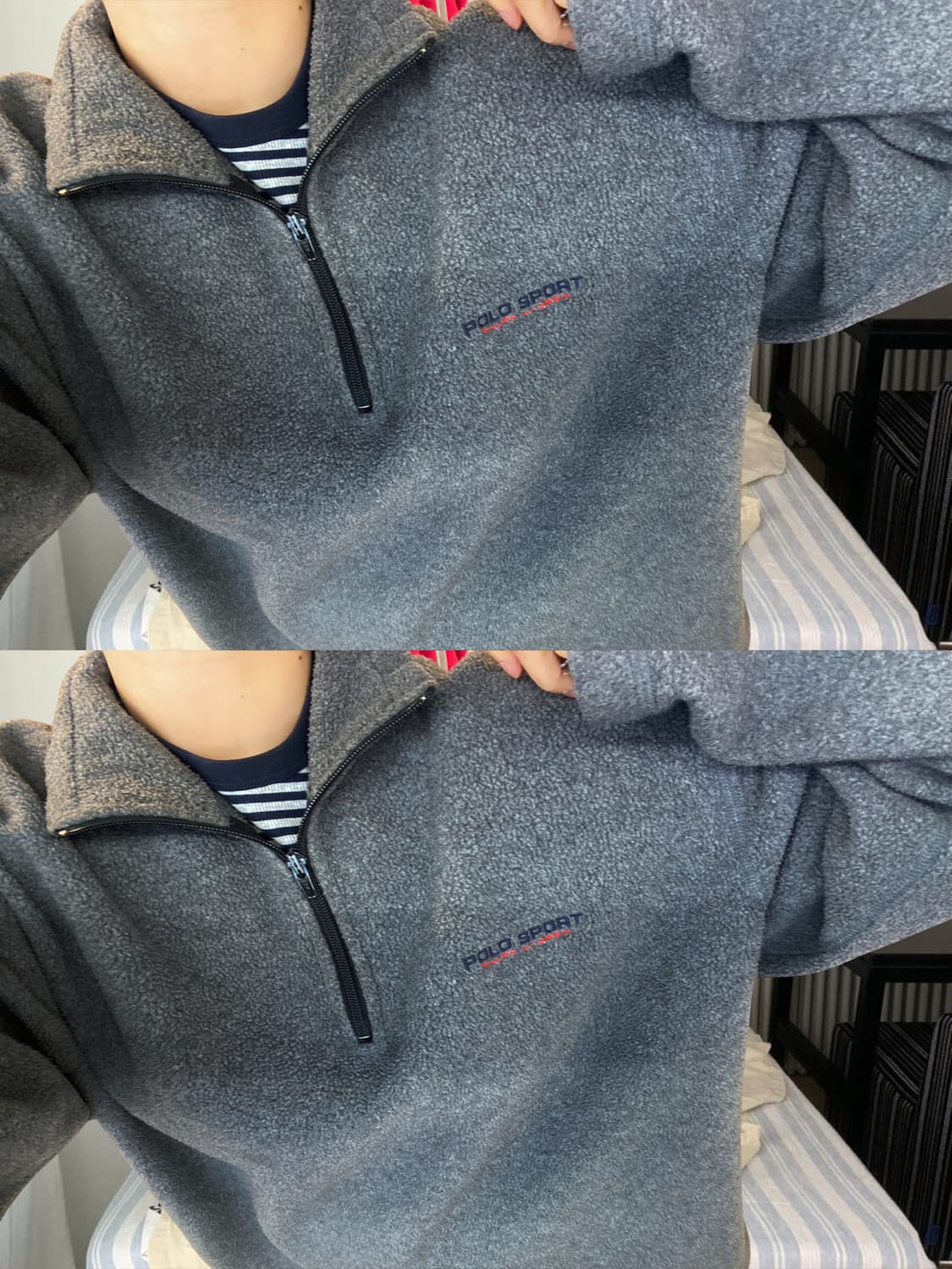 폴로랄프로렌트 플리스 하프 집업 (Man XL) AA1082 상품이미지2